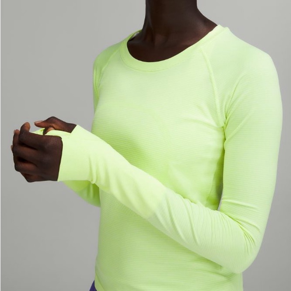 Lululemon Swiftly Tech Long Sleeve 2.0 Yellow Size 8